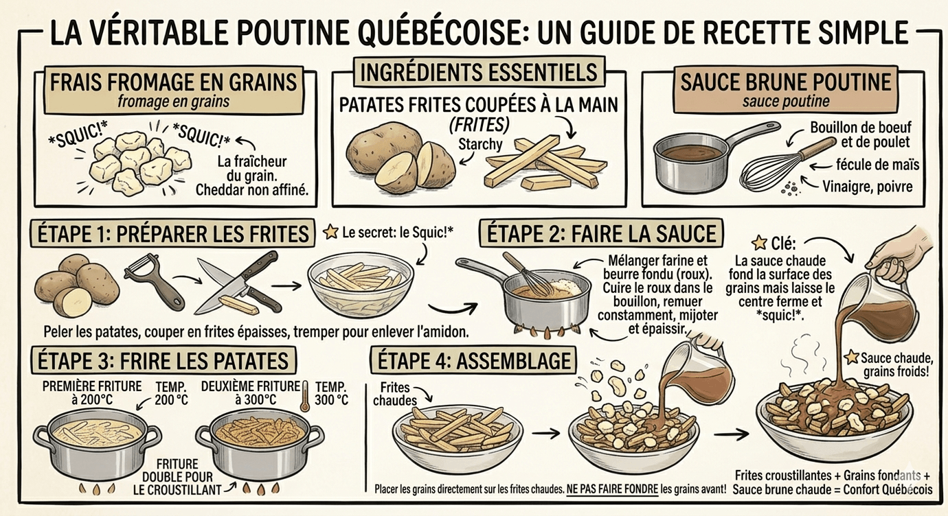 Recette de poutine — version française
